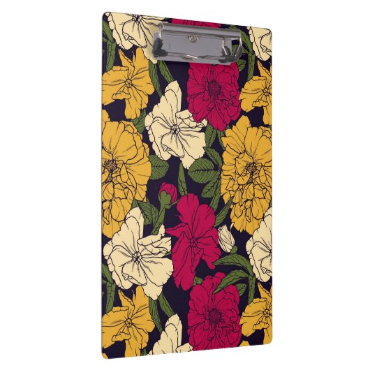 Elegant floreel patroon klembord (Rechts)