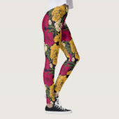 Elegant floreel patroon leggings (Rechts)