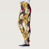 Elegant floreel patroon leggings (Links)
