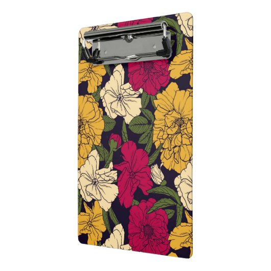 Elegant floreel patroon mini klembord (Angled2)
