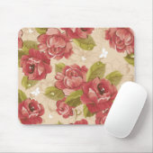 elegant floreel patroon Mousepad Muismat (Met muis)