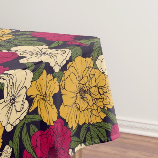 Elegant floreel patroon tafelkleed (Voorbeeld)