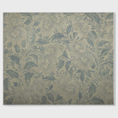 Elegant floreel patroon Verpakkingspapier Cadeaupapier (Vlak)