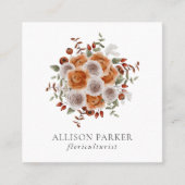 Elegant Florist Floriculturist Visitekaartje (Voorkant)
