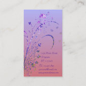 Elegant Florist Visitekaartje (Achterkant)