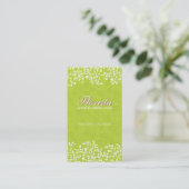 Elegant Florist Visitekaartjes (Staand voorkant)