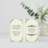 elegant floure - trouwprogramma (Staand voorkant)