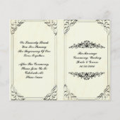 elegant floure - trouwprogramma (Voorkant)