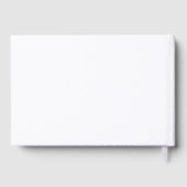 Elegant flourish calligraphy wedding guest book gastenboek (Achterkant)