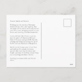 Elegant Flourish Formal Script Holiday Briefkaart (Achterkant)