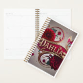 Elegant Flower Art with Gold Accents Planner (Display)