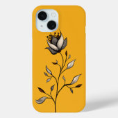 Elegant Flower Decorative Abstract Art Case-Mate iPhone Case (Achterkant)