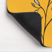 Elegant Flower Decorative Abstract Art Muismat (Hoek)