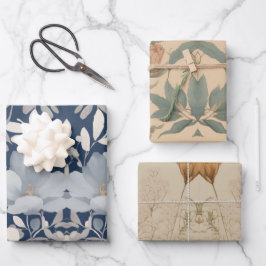 Elegant Flower Design inpakpapier