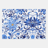 Elegant Flower Design inpakpapier Vel (Voorkant)