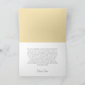 Elegant Flower First Moederdag 2 foto's Kaart (Binnen)