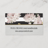 Elegant Flower Garden Pattern Visitekaartje (Achterkant)