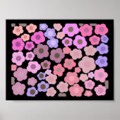 Elegant Flower Mirage Poster (Voorkant)