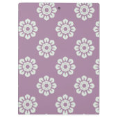 Elegant Flower Pattern Klembord (Achterkant)