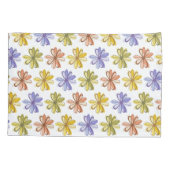 Elegant Flower Pattern Kussensloop (Achterkant)