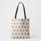 Elegant Flower Pattern Tote Bag (Voorkant)