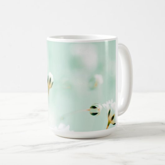 Elegant Flower Print Coffee Mok (Voorkant rechts)