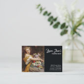 Elegant Flower Shop Visitekaartje (Staand voorkant)