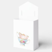 Elegant Flower Tea Bridal Brunch Bedankdoosjes (Geopend)