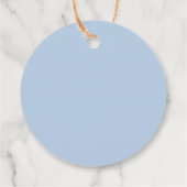 Elegant Flower Tea Bridal Brunch Bedankjes Labels (Achterkant)