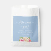 Elegant Flower Tea Bridal Brunch Bedankzakje (Voorkant)