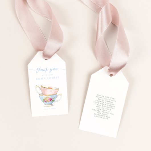 Elegant Flower Tea Bridal Brunch Cadeaulabel