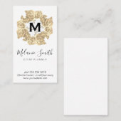 Elegant Flower | Uitvoerend | Visitekaartje (Voorkant / Achterkant)