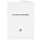 ELEGANT FLOWER VALENTIJN card (Achterkant)