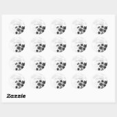 Elegant Flower Wedding Stickers (Vel)