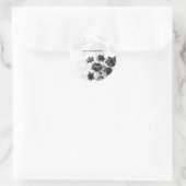 Elegant Flower Wedding Stickers (Tas)