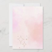 Elegant Flowering Save the Date Announcement Kaart (Achterkant)