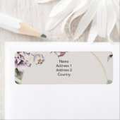 Elegant Flowers Address Label (Insitu)