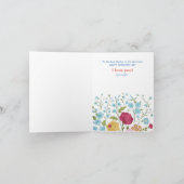 Elegant  Flowers Best Mama Happy Moederdag Kaart (Binnen)