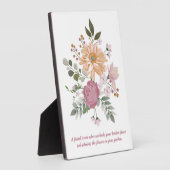 Elegant Flowers, een vriend is... Fotoplaat (Zijkant)