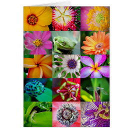 Elegant Flowers en Creatures Floral Pattern