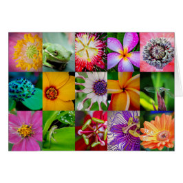 Elegant Flowers en Creatures Floral Pattern