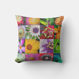 Elegant Flowers en Creatures Floral Pattern Buitenkussen