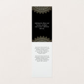 Elegant Flowers en Pattern Visitekaartje (Binnenkant ongevouwen)