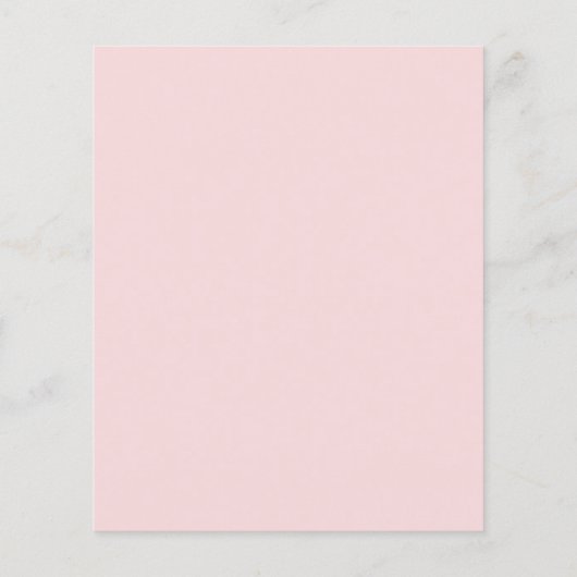 Elegant Flowers Garden Budget Baby shower Invite (Achterkant)