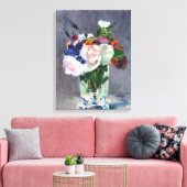 Elegant Flowers in een Kristalvet Canvas Afdruk (Insitu (Woonkamer))