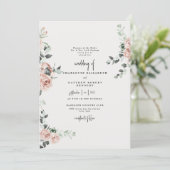 Elegant Flowers in lente Kaart (Staand voorkant)