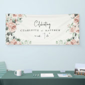 Elegant Flowers in Spring Blush Wedding Spandoek (Beurs)