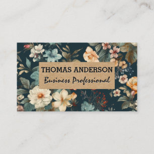 Elegant Flowers   Klassiek Visitekaartje