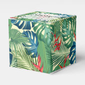 Elegant Flowers Palms Monstera Bedankdoosjes (Voorkant Zijde)