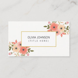 Elegant Flowers Professional Visitekaartjes